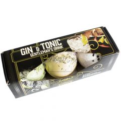 Koktél fürdőbomba szett 3db - Gin & Tonic, 3x120g.